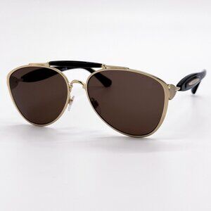 NEW BURBERRY SUNGLASSES BE3160 110973  GOLD BLACK UNISEX BE3160 1109/73